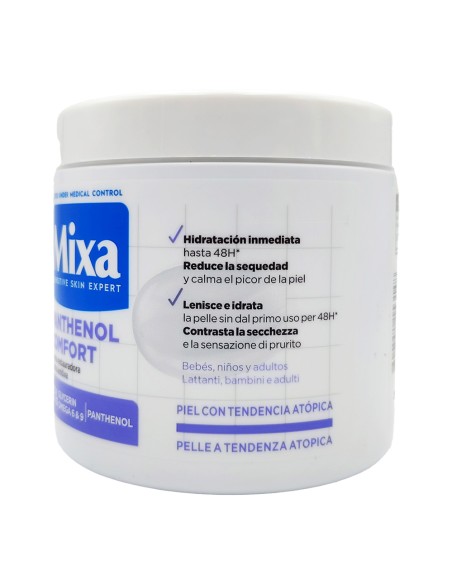 offerta Mixa Panthenol Comfort Crema Lenitiva e Idratante 400 ml