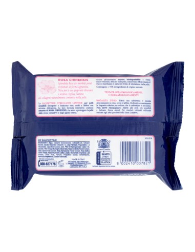 offerta Acqua alle Rose Salviettine Struccanti Lenitive Viso Occhi e Labbra Pelli Sensibili 20 Pz