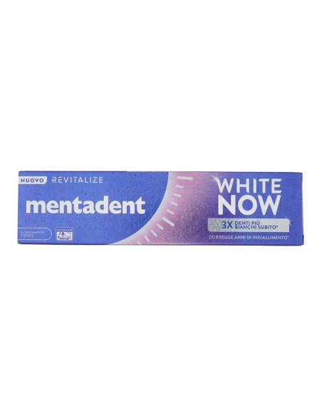 offerta Mentadent White Now Revitalize Dentifricio 3x Denti più Bianchi 75 ml