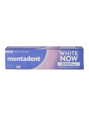 offerta Mentadent White Now Revitalize Dentifricio 3x Denti più Bianchi 75 ml