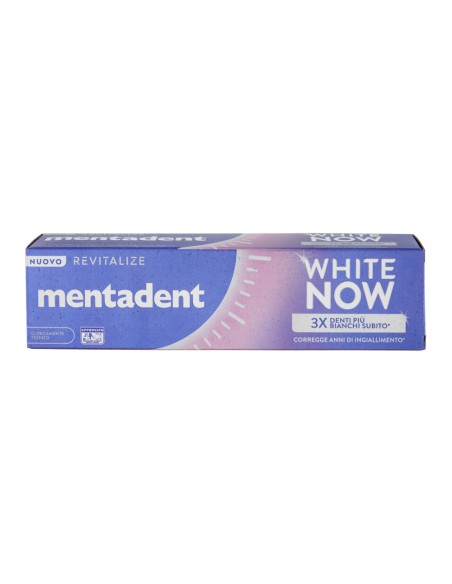 offerta Mentadent White Now Revitalize Dentifricio 3x Denti più Bianchi 75 ml