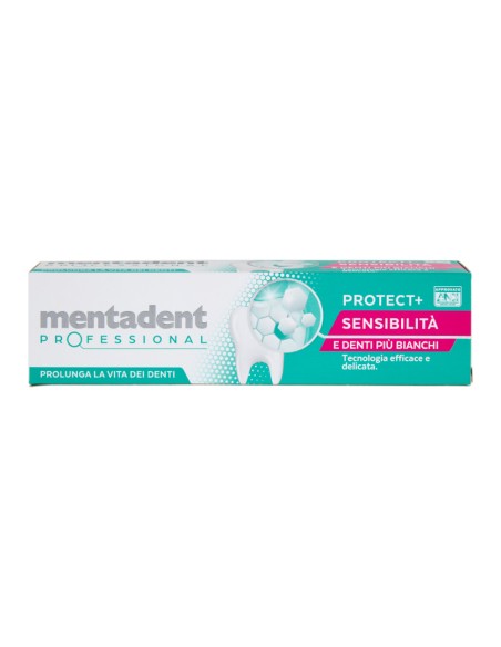 offerta Mentadent Professional Dentifricio Protect+ Sensibilità e Denti più Bianchi 75 ml