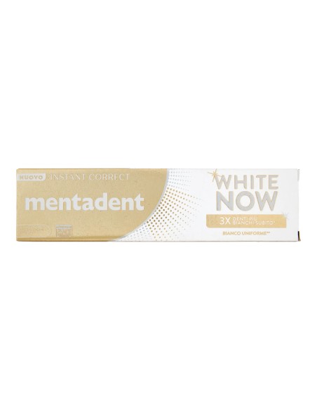 offerta Mentadent White Now Dentifricio Instant Correct Bianco Uniforme 75 ml