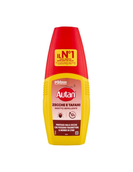 offerta Autan Vapo Insetto Repellente Zecche e Tafani Protezione Efficacia 12 Ore 100 ml