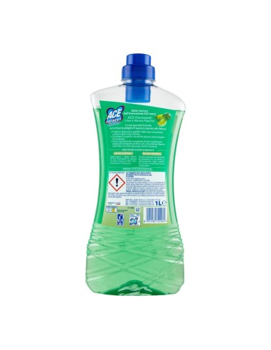 offerta Ace Pavimenti Igienizzante Senza Candeggina Fragranza Lime e Menta Piperita 1 L