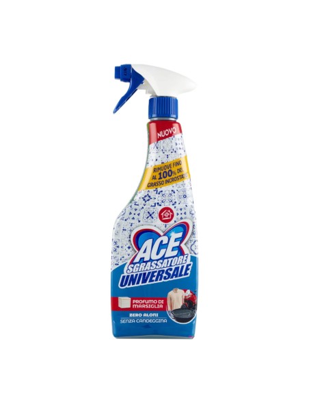offerta Ace Spray Sgrassatore Universale Profumo di Marsiglia Senza Candeggina 600 ml