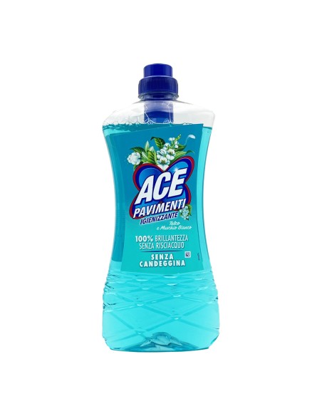 offerta Ace Pavimenti Igienizzante Talco e Muschio Bianco Senza Candeggina 1 L