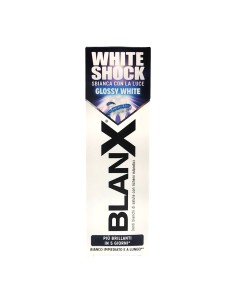 Blanx Dentifricio White Shock Sbianca con la Luce Glossy White 75 ml