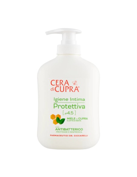offerta Cera di Cupra Igiene Intima Protettiva ph 4,5 con Miele di Cupra e Latte di Menta 250 ml