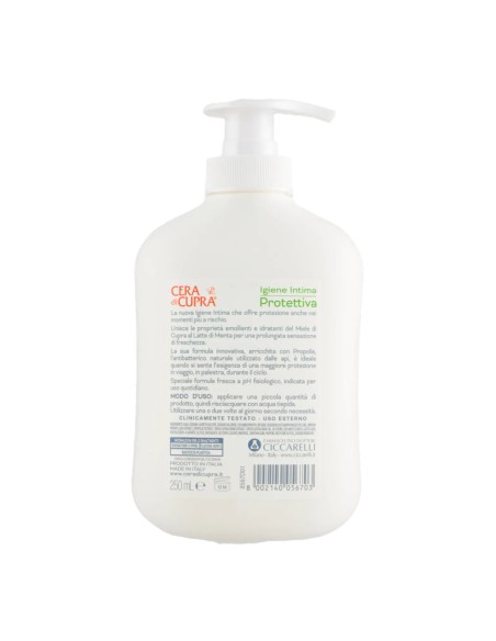 offerta Cera di Cupra Igiene Intima Protettiva ph 4,5 con Miele di Cupra e Latte di Menta 250 ml