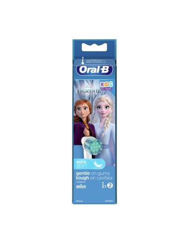 offerta Oral-B Kids Frozen II Testine di Ricambio Spazzolino Elettrico Setole Exta Soft 2 Pz