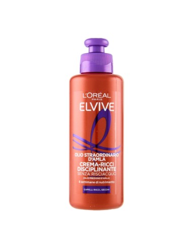 offerta Elvive Olio Straordinario d'Amla Crema Ricci Disciplinante Senza Risciacquo 200 ml