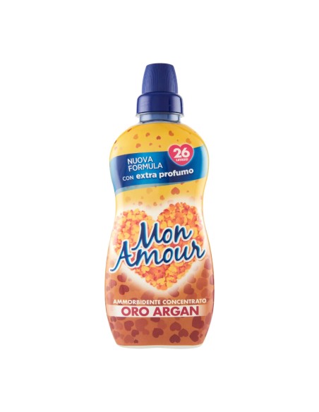 offerta Mon Amour Ammorbidente Concentrato Lavatrice Fragranza Oro Argan 650 ml