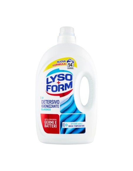offerta Lysoform Detersivo Igienizzante Classico per Bucato in Lavatrice e a Mano 2,43 L