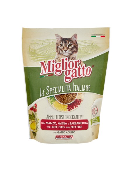 offerta Migliorgatto Le Specialità Italiane Appetitosi Croccantini con Manzo 400 g