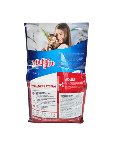 offerta Morando Migliorgatto Wellness System Adult Croccantini per Gatto con Manzo 1,5 Kg