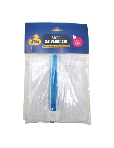 offerta Utm Sacco Salvabucato Maxi con Zip Capi Delicati e Ricamati 47x75 cm