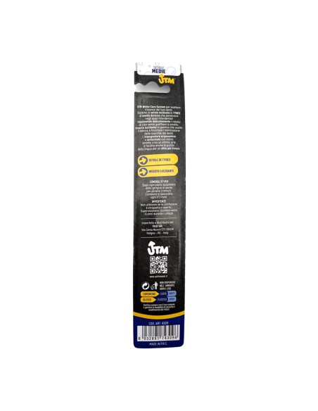 offerta Utm Spazzolino White Care System con Setole Medie e Copritestina 