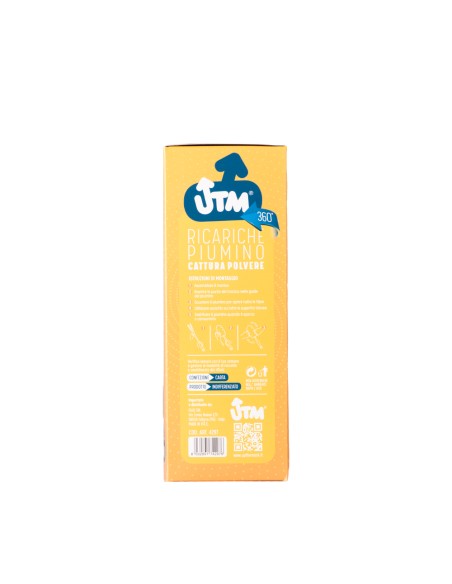 offerta Utm 5 Ricariche Piumino Cattura Polvere 360.
