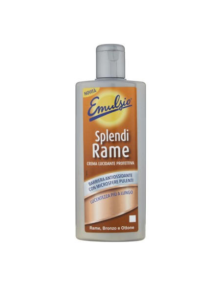 offerta Emulsio Splendi Rame Crema Lucidante Protettiva Rame Bronzo e Ottone 200 ml