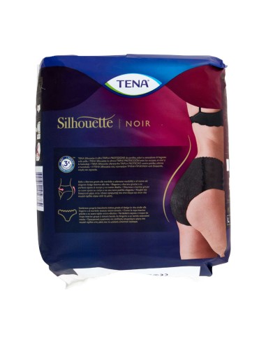 offerta Tena Silhouette Mutandine Assorbenti Monouso Noir Vita Bassa Taglia L Normal 9 Pz