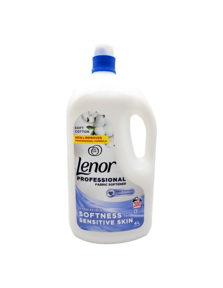 offerta Lenor Professional Ammorbidente Liquido Fragranza Soffice Cotone per Pelli Sensibili 4 L