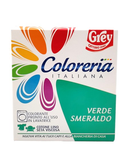 offerta Coloreria Italiana Colorante Pronto all'Uso in Lavatrice Verde Smeraldo 75 ml