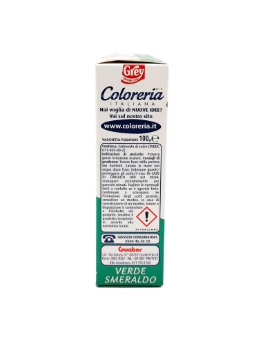 offerta Coloreria Italiana Colorante Pronto all'Uso in Lavatrice Verde Smeraldo 75 ml