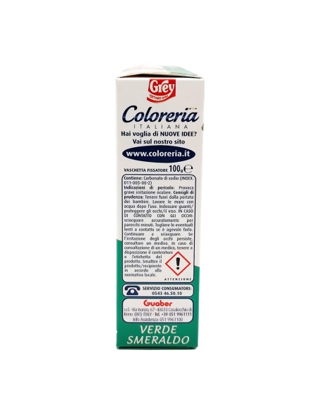 offerta Coloreria Italiana Colorante Pronto all'Uso in Lavatrice Verde Smeraldo 75 ml