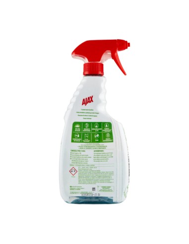 offerta Ajax Spray Bagno Splendente Rimuove Calcare e Residui di Sapone 600 ml