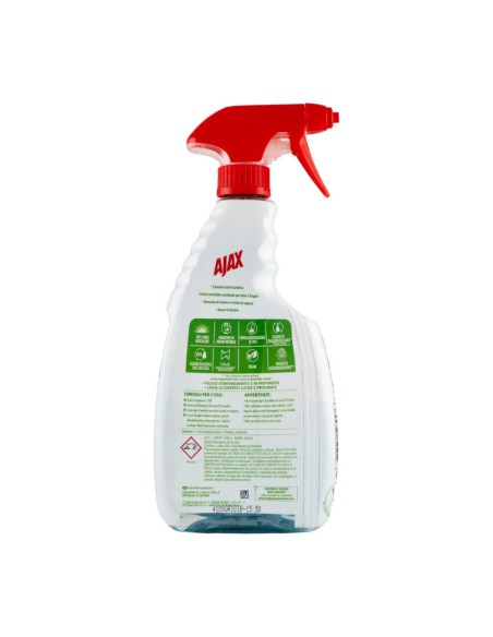 offerta Ajax Spray Bagno Splendente Rimuove Calcare e Residui di Sapone 600 ml