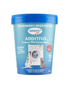 Smapiù Pet Additivo in Polvere per Lavatrice Elimina Peli Biancheria 500 g