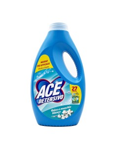 Ace Detersivo Talco e Muschio Bianco Detersivo Lavatrice 27 Lavaggi  1350 ml
