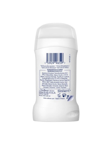 offerta Dove Classic Fresh Deodorante Stick Anti-Traspirante Durata 0% Alcool 48h 50 ml