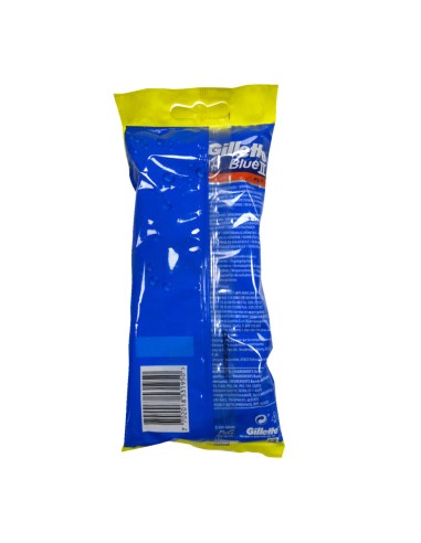 offerta Gillette Blue2 Plus Rasoio 2 Lame Rivestite in Cromo con Striscia Lubrificante 7 Pz