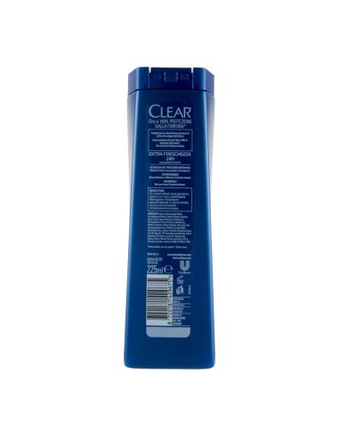 offerta Clear Men Shampoo Antiforfora Extra Freschezza 24H con Mentolo 225 ml