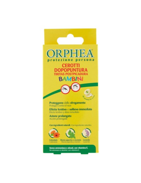 offerta Orphea Protezione Persona Cerotti Dopopuntura Bambini Ingredienti Naturali 30 Pz