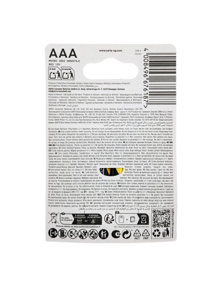 offerta Varta Super Heavy Duty Batterie Ministilo AAA 1.5 V