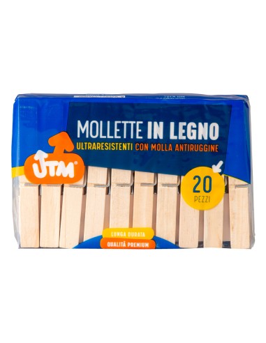 offerta Utm Mollette In Legno Per Bucato