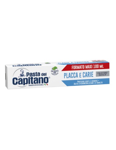 offerta Pasta del Capitano Dentifricio Placca e Carie con Menta Bio Certificata 100 ml