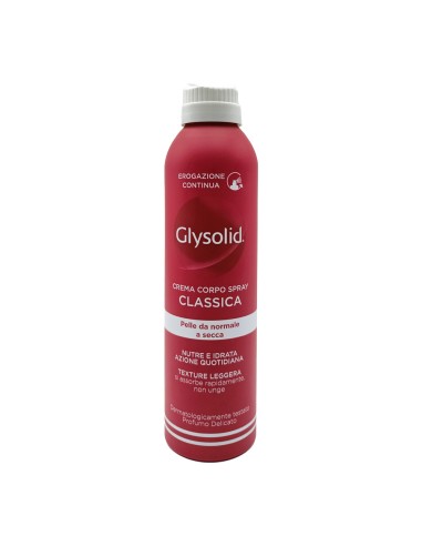 offerta Glysolid Crema Corpo Spray Classica Pelle Normale e Secca 190 ml