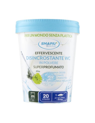 offerta Smapiù Disincrostante WC Polvere Effervescente Superprofumato Fragranza Pino 400 g