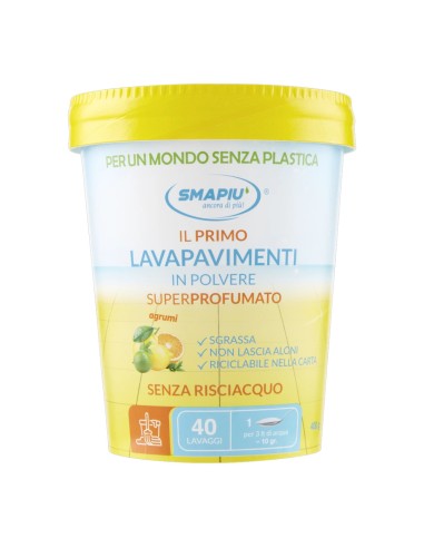 offerta Smapiù Lavapavimenti in Polvere Fragranza Agrumi 400 g