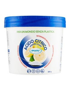 Smapiù Acido Citrico Anidro Puro Detergente Multiuso in Polvere 500 g