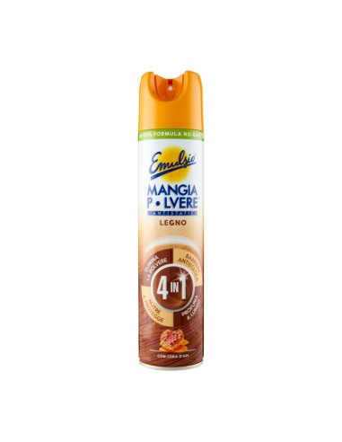 offerta Emulsio Mangia Polvere l'Antistatico Legno 4 in 1 con Cera d'Api 300 ml