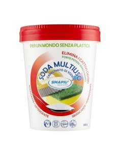 Smapiù Soda Multiuso Carbonato di Sodio Elimina i Cattivi Odori 500 g