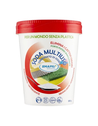 offerta Smapiù Soda Multiuso Carbonato di Sodio Elimina i Cattivi Odori 500 g