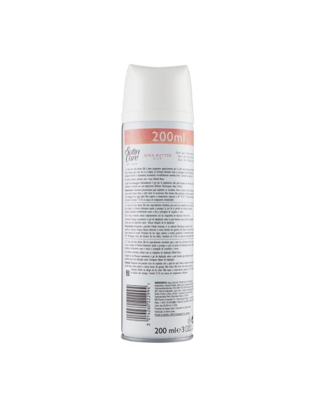 offerta Gillette Satin Care Shea Butter Gel Depilazione con Burro di Karité 200 ml