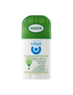 Infasil Deodorante Stick Neutro Sensazioni Naturali Senza Sali di Alluminio 40 ml