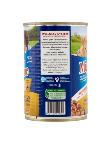 offerta Morando Migliorcane Wellness System Cibo Umido Cani Bocconi Pollo e Tacchino 405 g